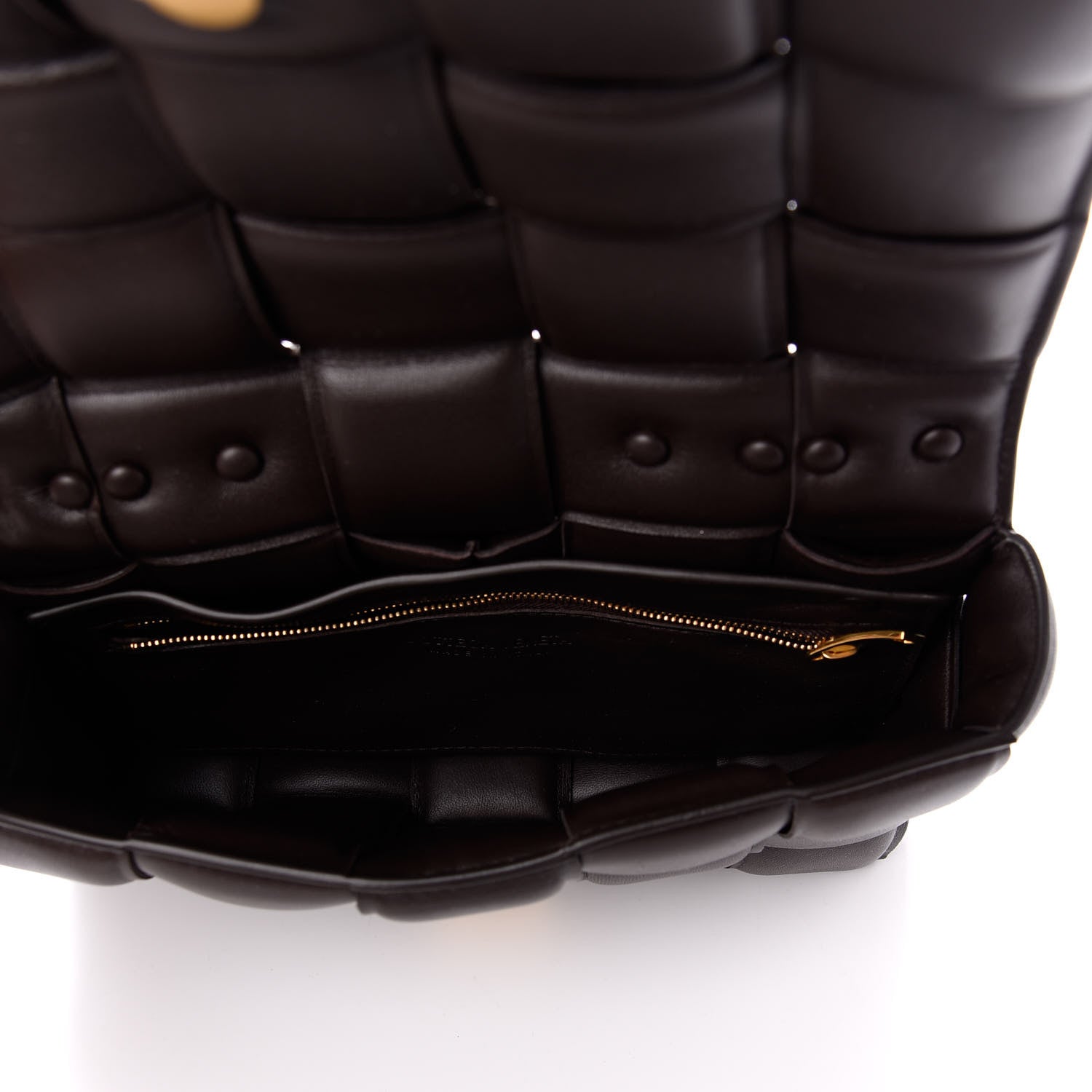 Bottega Veneta Lambskin Maxi Intreccio Padded Chain Cassette Crossbody Bag Black 5 of 9