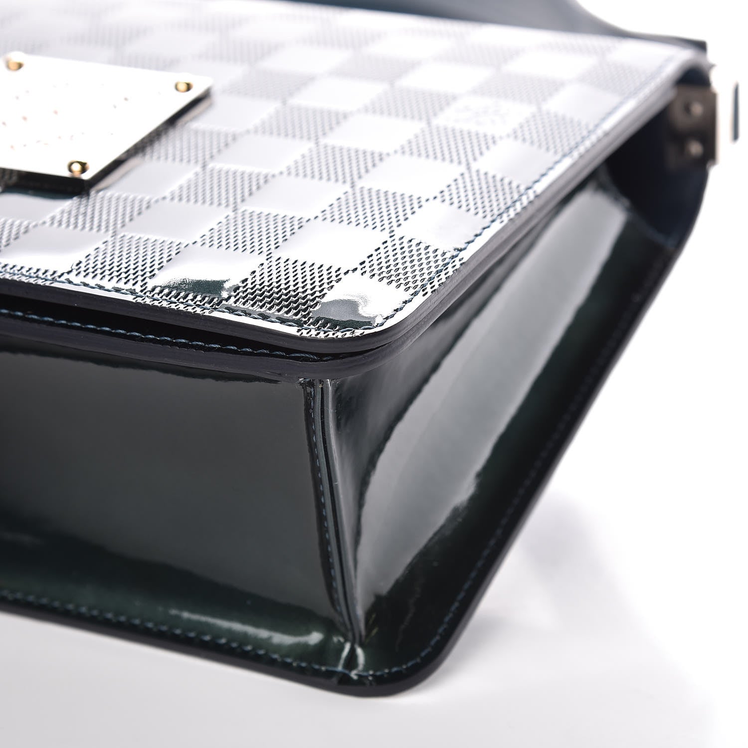 Louis Vuitton Damier Vernis Cabaret Bag Blue 8 of 10