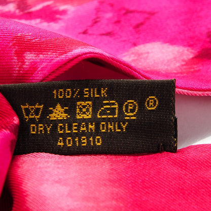 Louis Vuitton Silk Monogram Ikat Summer Bandeau Rose Indien 5 of 5