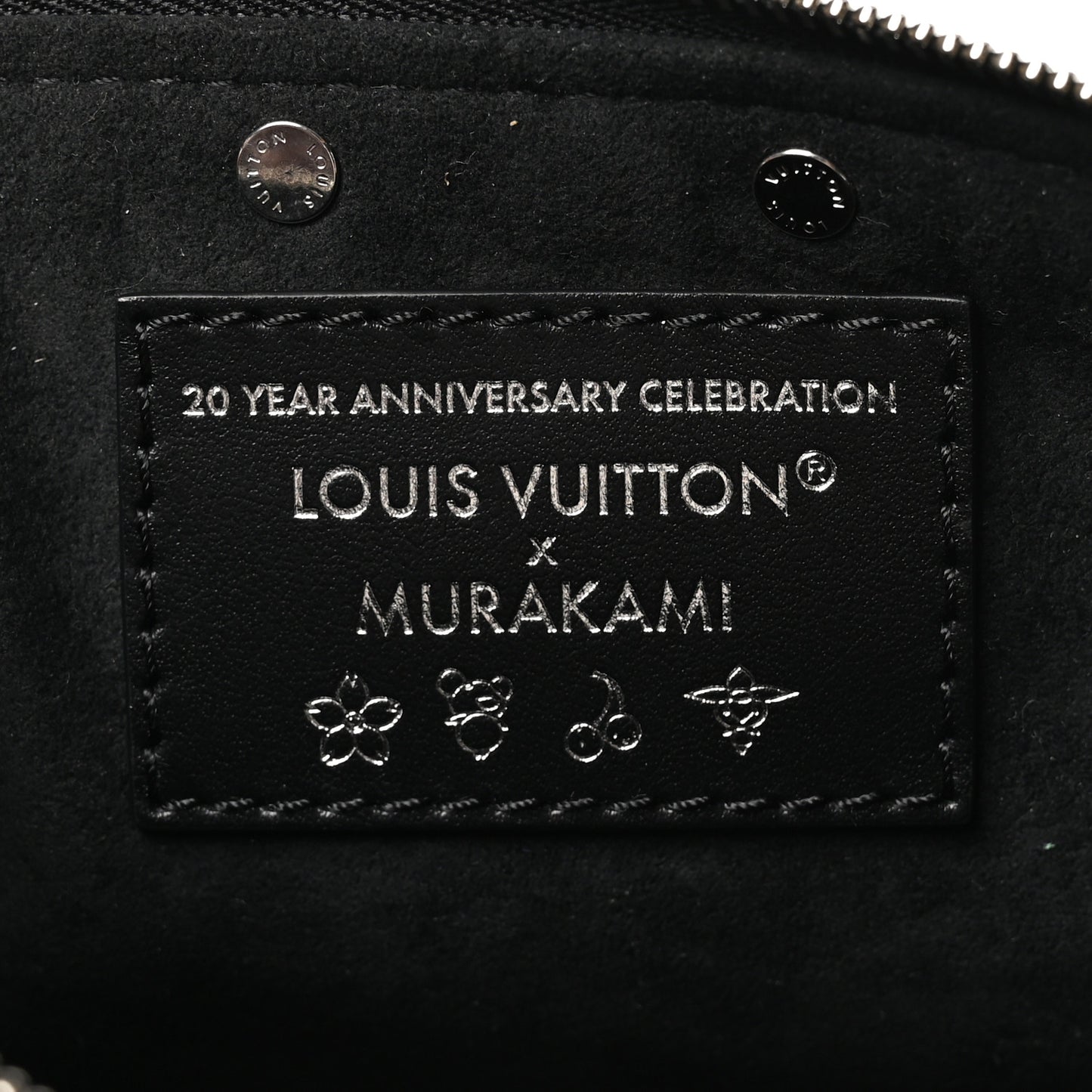 LV X TM Monogram Multicolor Pochette Accessories Black