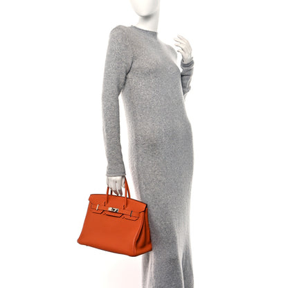 Hermes Togo Birkin 30 Orange 2 of 13