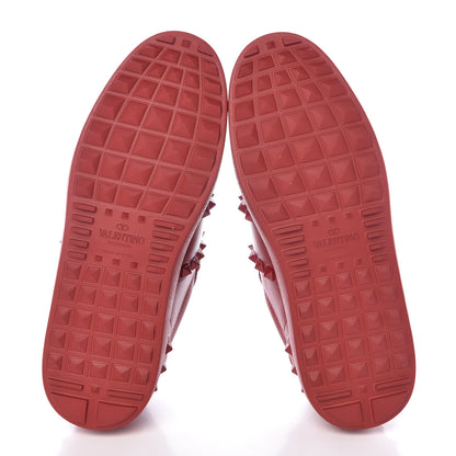 Valentino Garavani Calfskin Rockstud Untitled Open Sneakers 36 Rosso Valentino 5 of 9