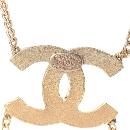 Chanel Crystal CC N°5 N°19 Necklace Gold 5 of 5
