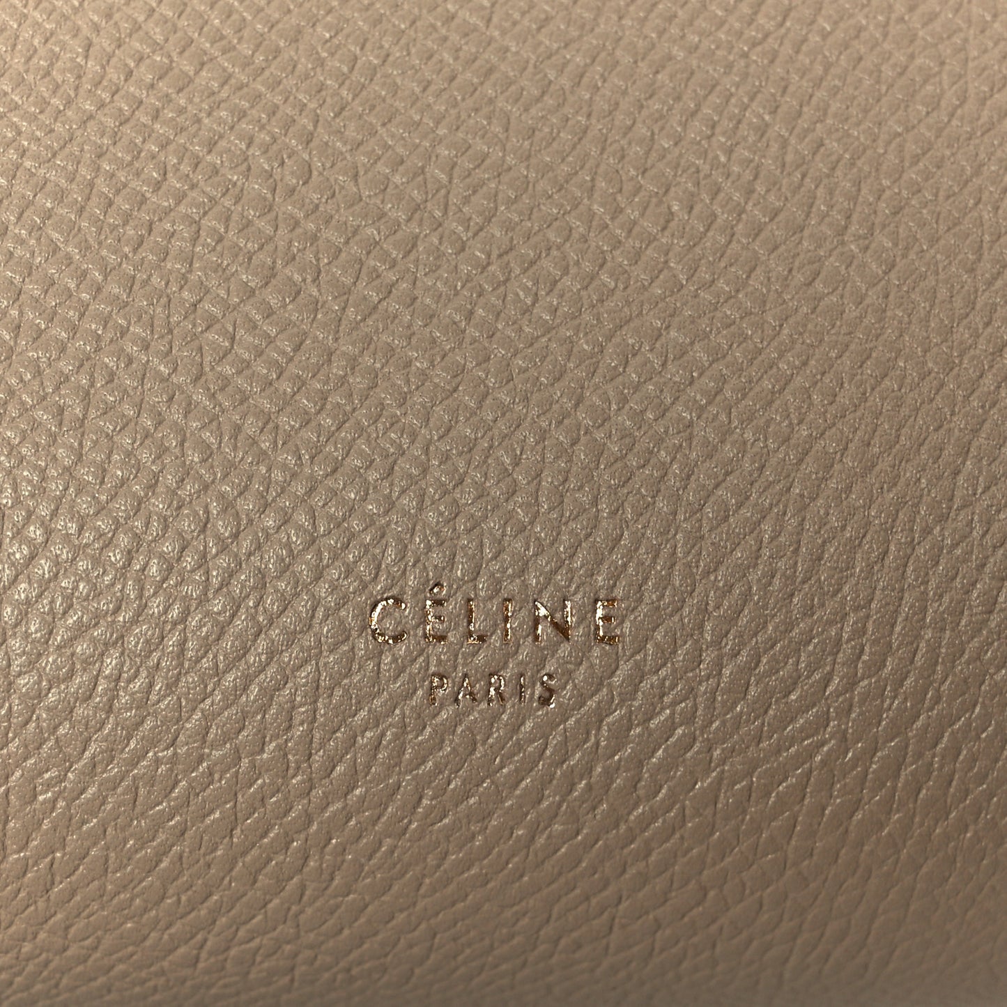 Grained Calfskin Micro Belt Bag Light Taupe