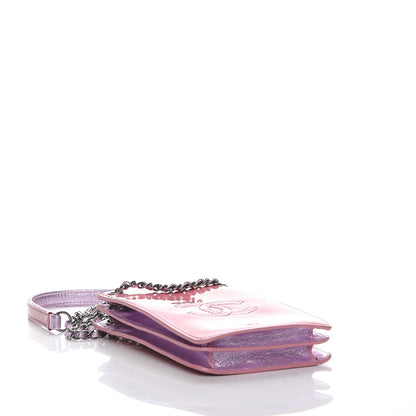 Chanel Patent Crossbody CC Phone Holder Pink 6 of 10
