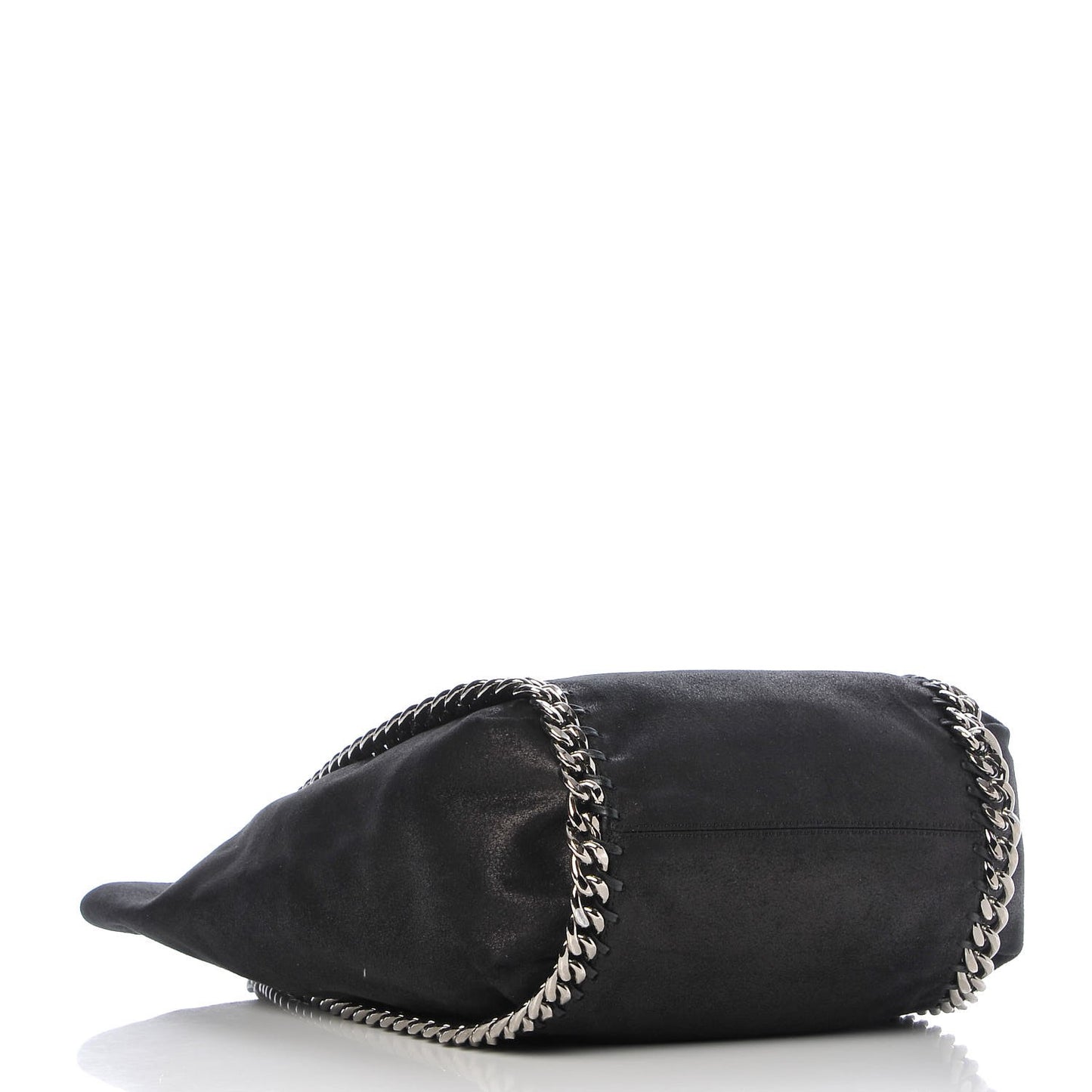 Shaggy Deer Chain Falabella Tote Black