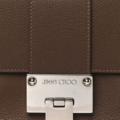 Jimmy Choo Pebbled Calfskin Rebel Crossbody Bag Brown 7 of 11