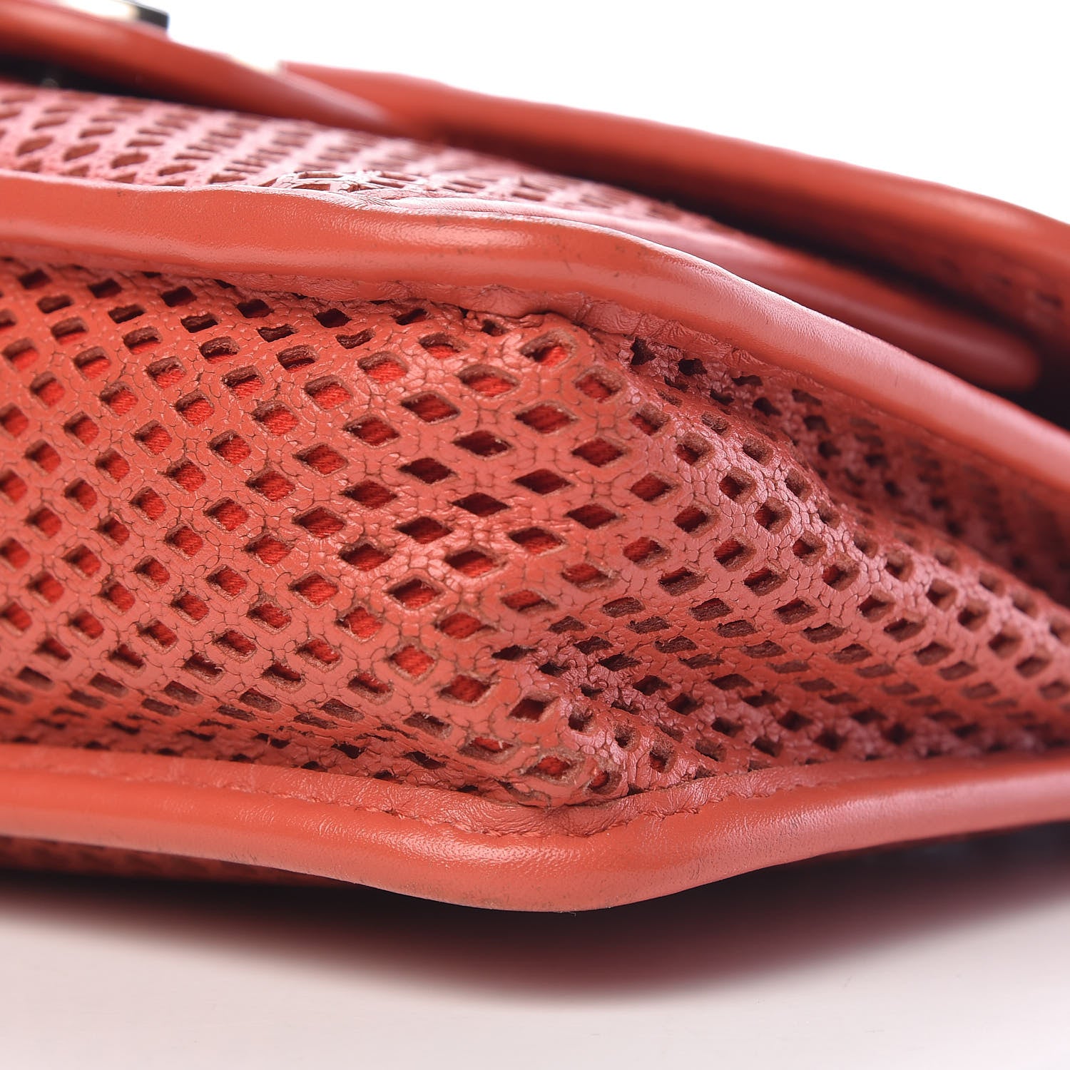 Chanel Perforated Calfskin Small Up In The Air Flap Red 10 of 14