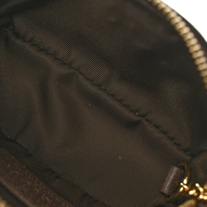 Gucci GG Supreme Monogram Web Ophidia Dome Key Pouch Beige New Acero 8 of 9
