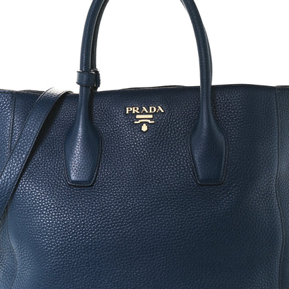 Prada Vitello Daino Tote Inchiostro 7 of 9