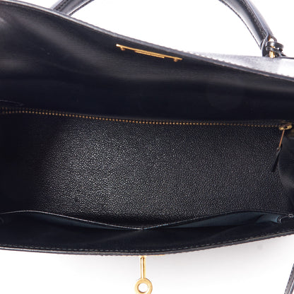 Hermes Box Kelly Sellier 28 Black 13 of 35