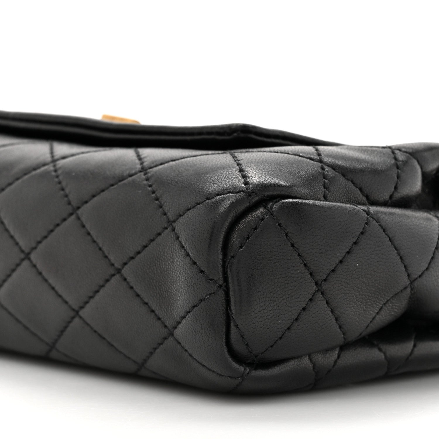 Saint Laurent Lambskin Quilted Monogram Mini Nolita Black 9 of 10
