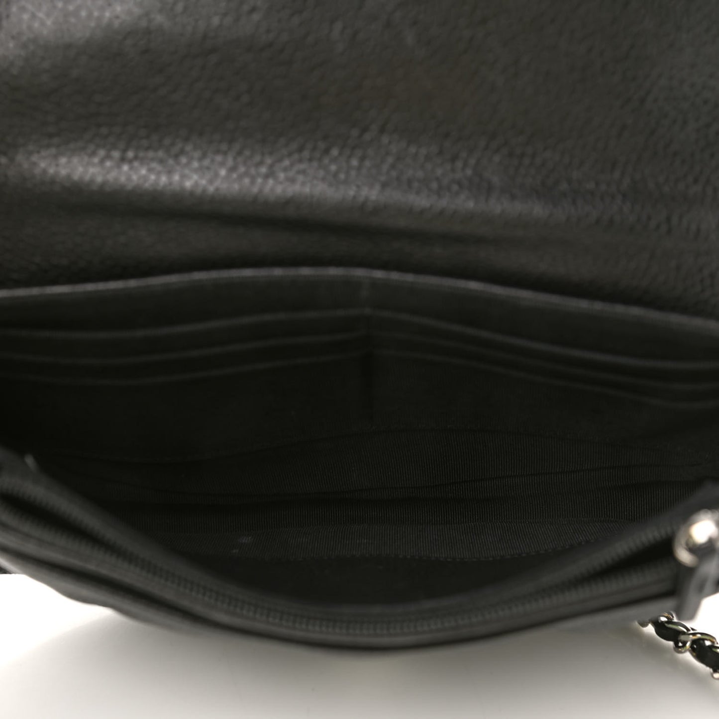 Caviar Half Moon Wallet On Chain WOC Black