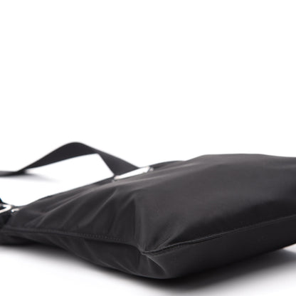 Prada Nylon Vela Small Flat Messenger Bag Black 6 of 10