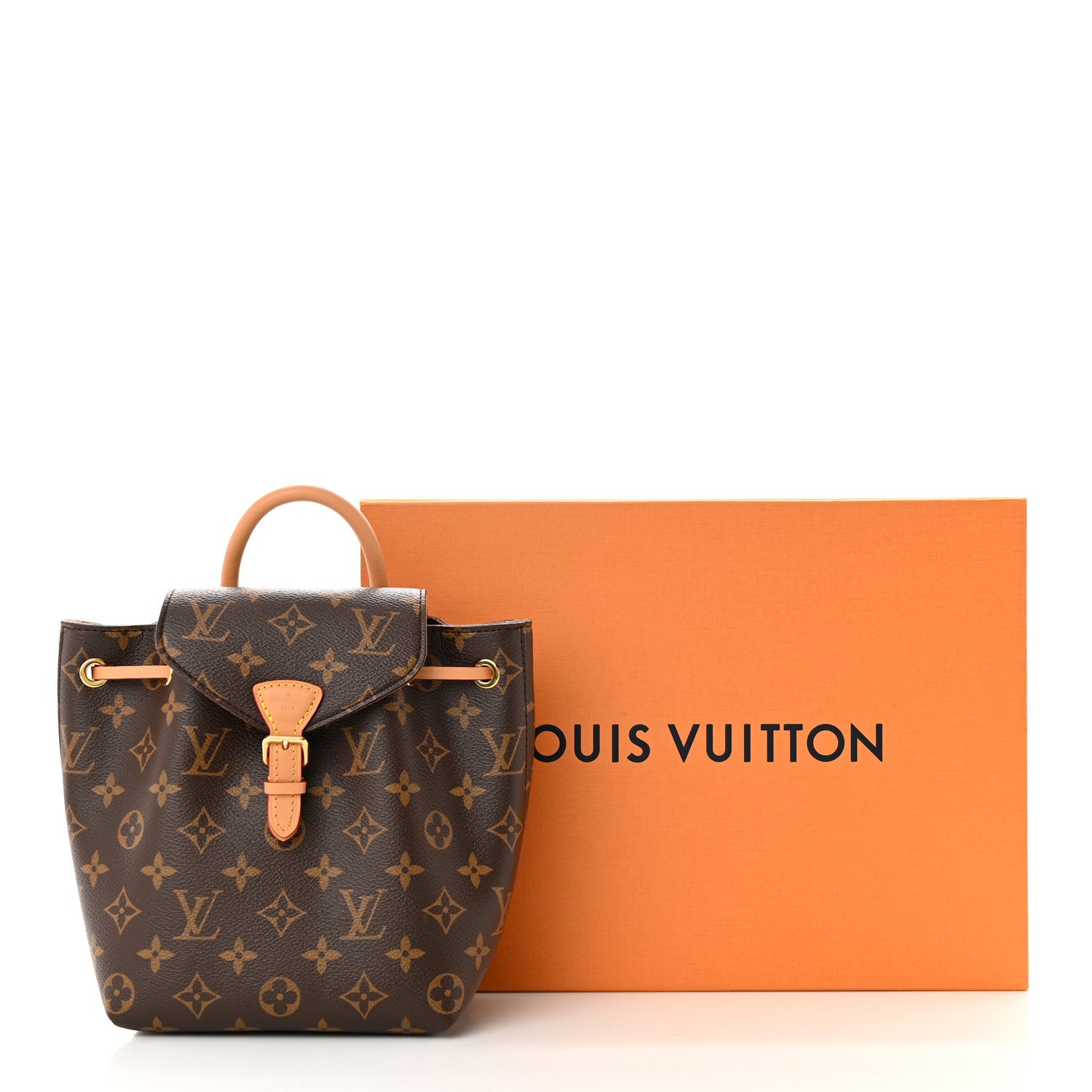 Louis Vuitton LOUIS VUITTON Monogram Montsouris BB Backpack Natural 12 of 12