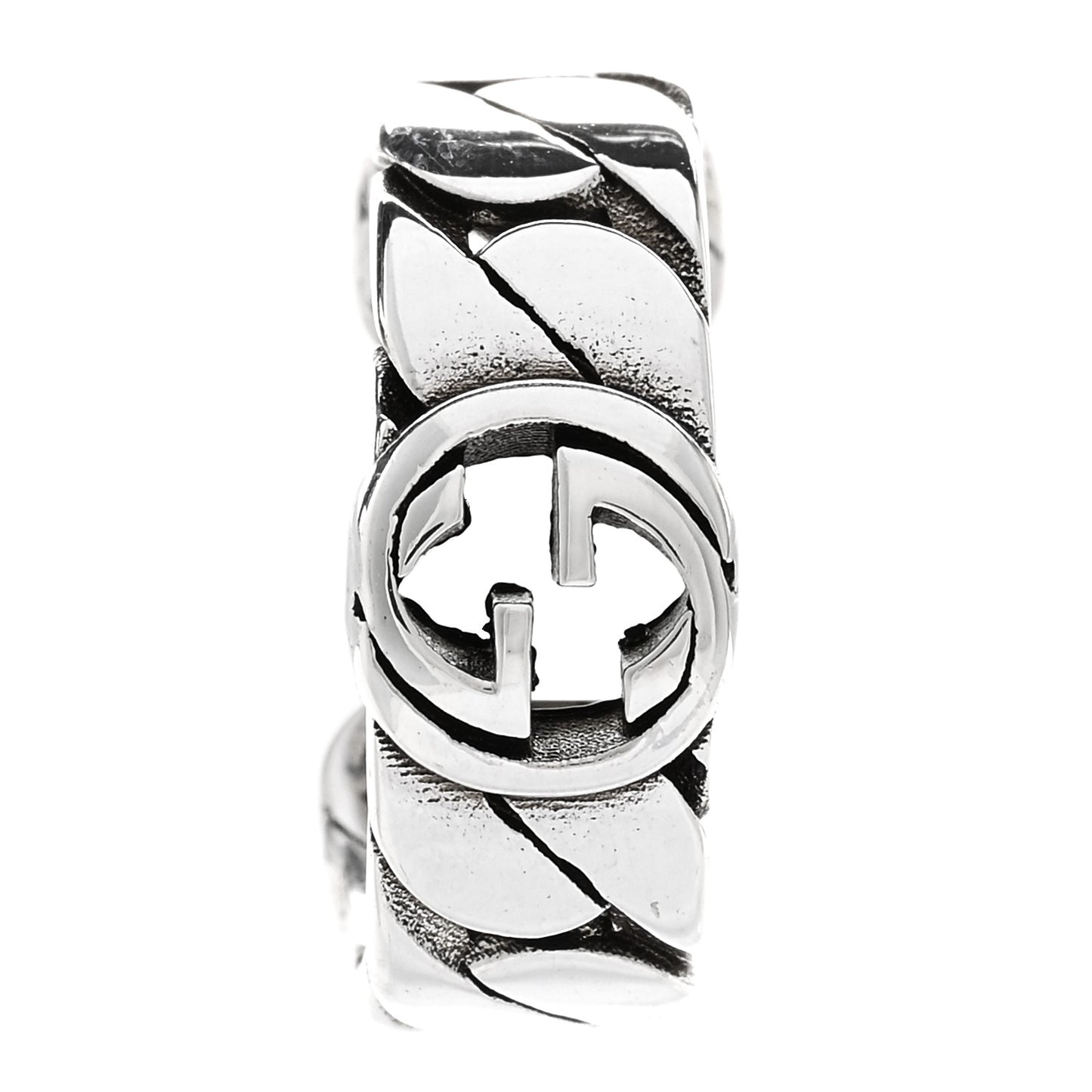 Sterling Silver Interlocking G Ear Cuff