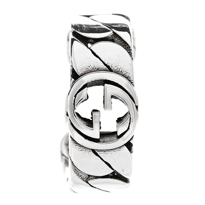 Gucci Sterling Silver Interlocking G Ear Cuff 1 of 4