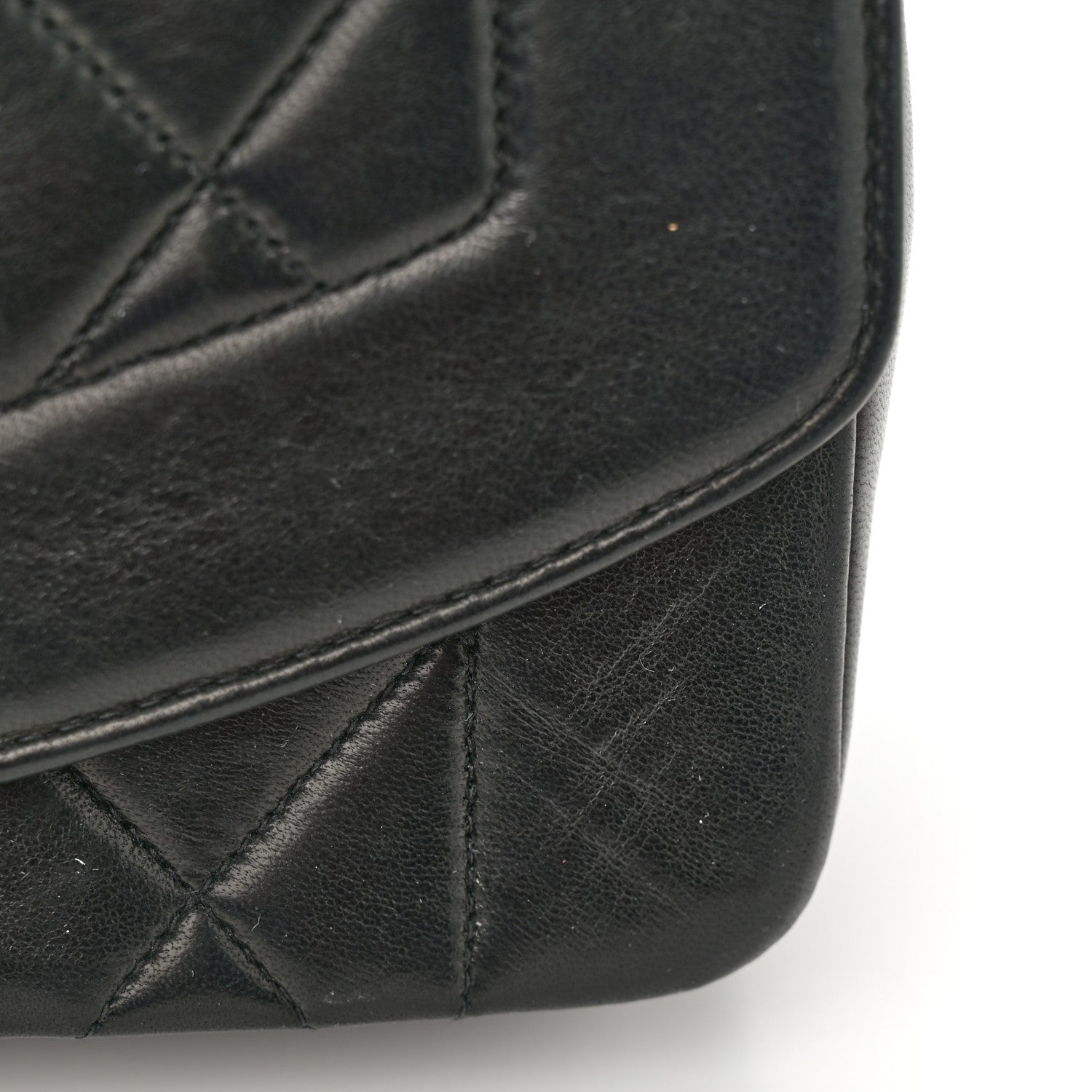 Chanel Lambskin Quilted Small Single Flap Black 12 of 13