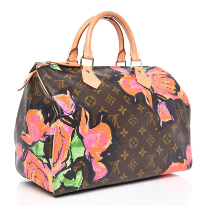 Louis Vuitton Monogram Roses Speedy 30 4 of 23