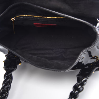 Valentino Garavani Patent Large Histoire Black 5 of 10