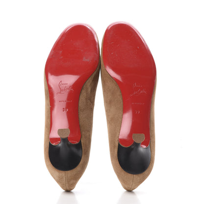 Christian Louboutin Suede Neo Mars 45 Pumps 39 Camel 6 of 9