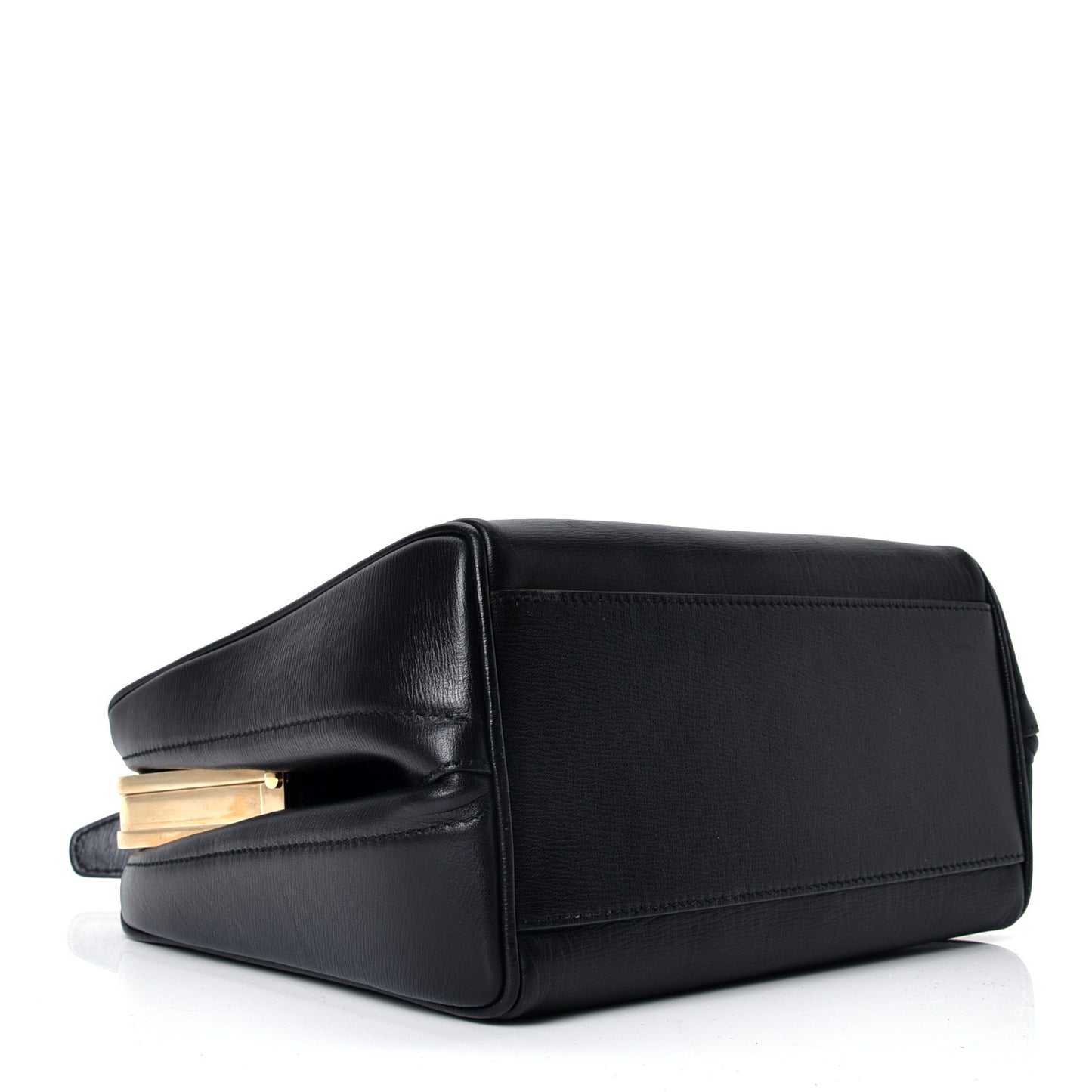 Calfskin Agata Shoulder Bag Black