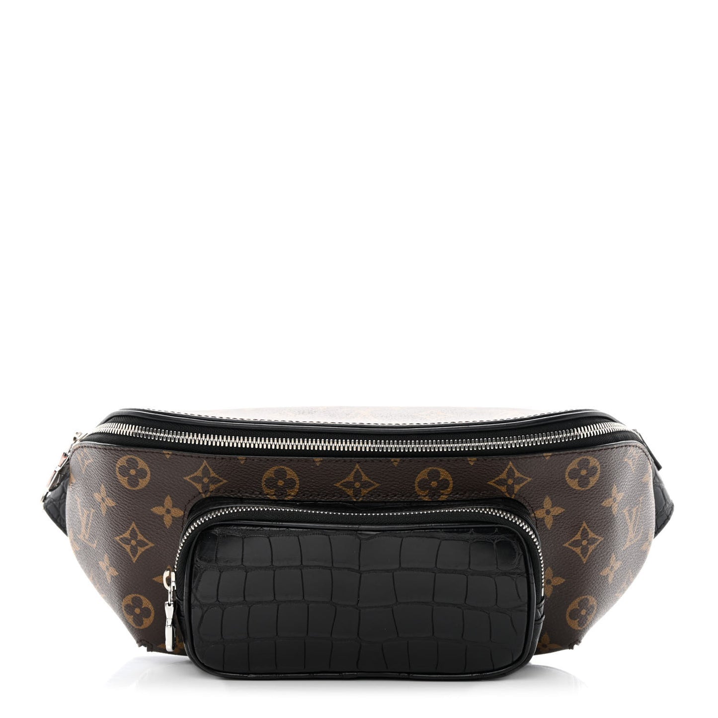Monogram Crocodile Bumbag Black