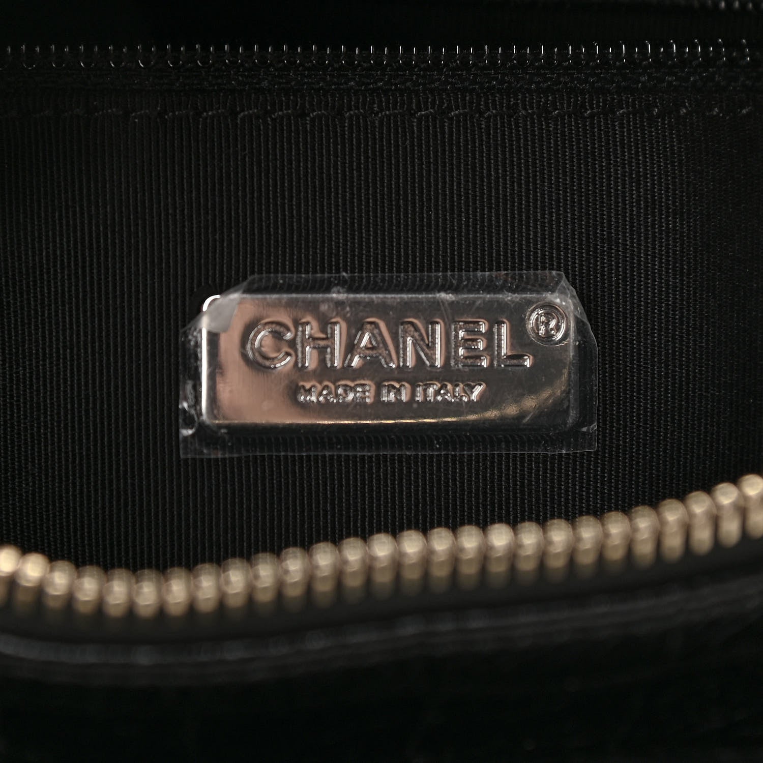 Chanel Calfskin Crocodile Embossed Small Gabrielle Cocodile Hobo Black 6 of 10