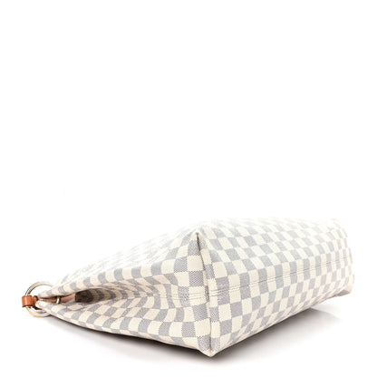 Louis Vuitton Damier Azur Graceful MM Rose Ballerine 4 of 10