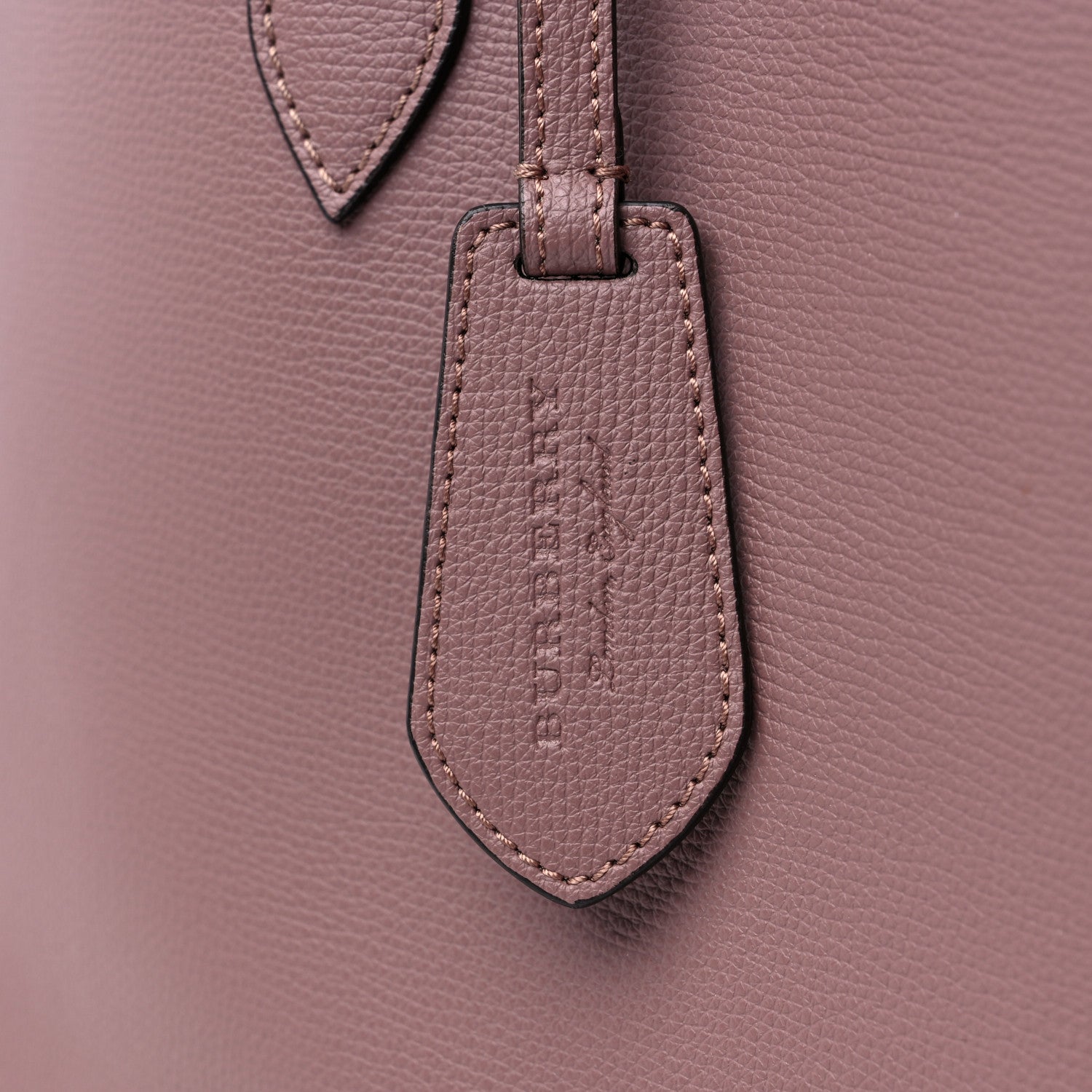 Burberry Grainy Calfskin Haymarket Check Medium Reversible Tote Dusty Pink 20 of 20