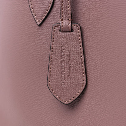 Burberry Grainy Calfskin Haymarket Check Medium Reversible Tote Dusty Pink 20 of 20