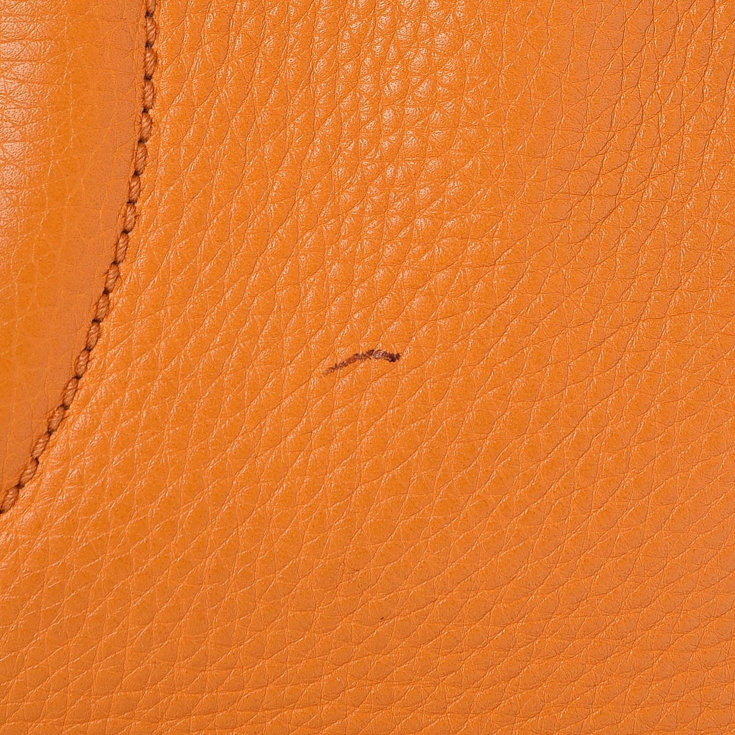 Pebbled Calfskin Medium Soho Chain Shoulder Bag Curcuma