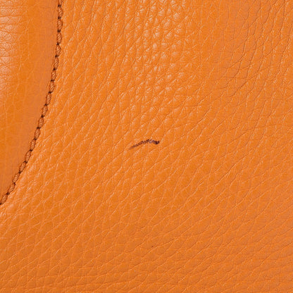 Gucci Pebbled Calfskin Medium Soho Chain Shoulder Bag Curcuma 12 of 20