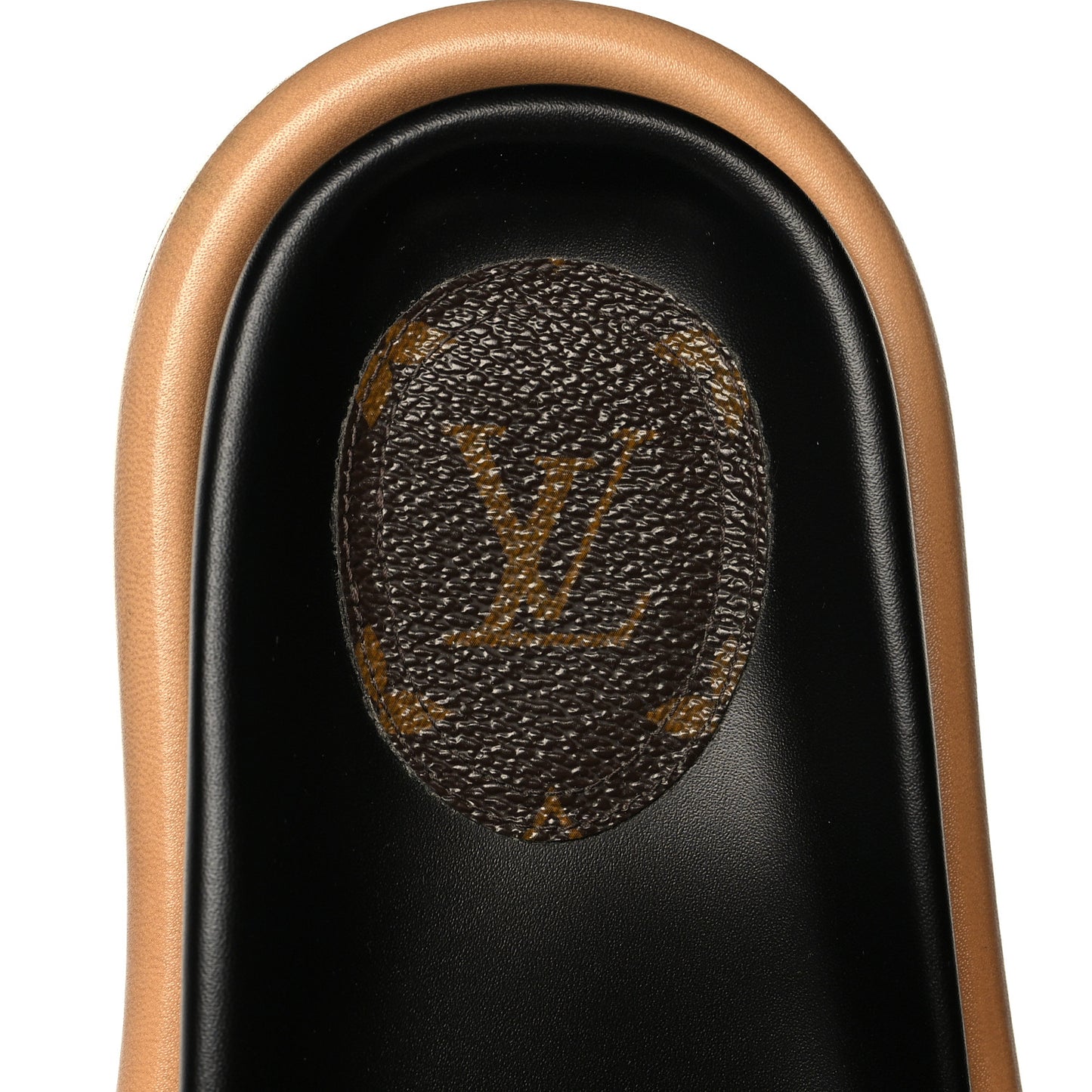 Nylon Monogram Pool Pillow Comfort Mule 40 Cacao Brown
