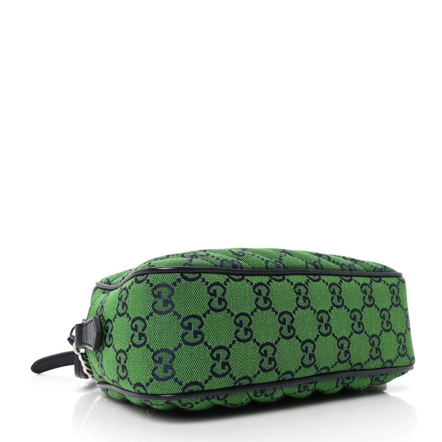 Monogram Multicolor Matelasse Diagonal Small GG Marmont Chain Shoulder Bag Green Blue