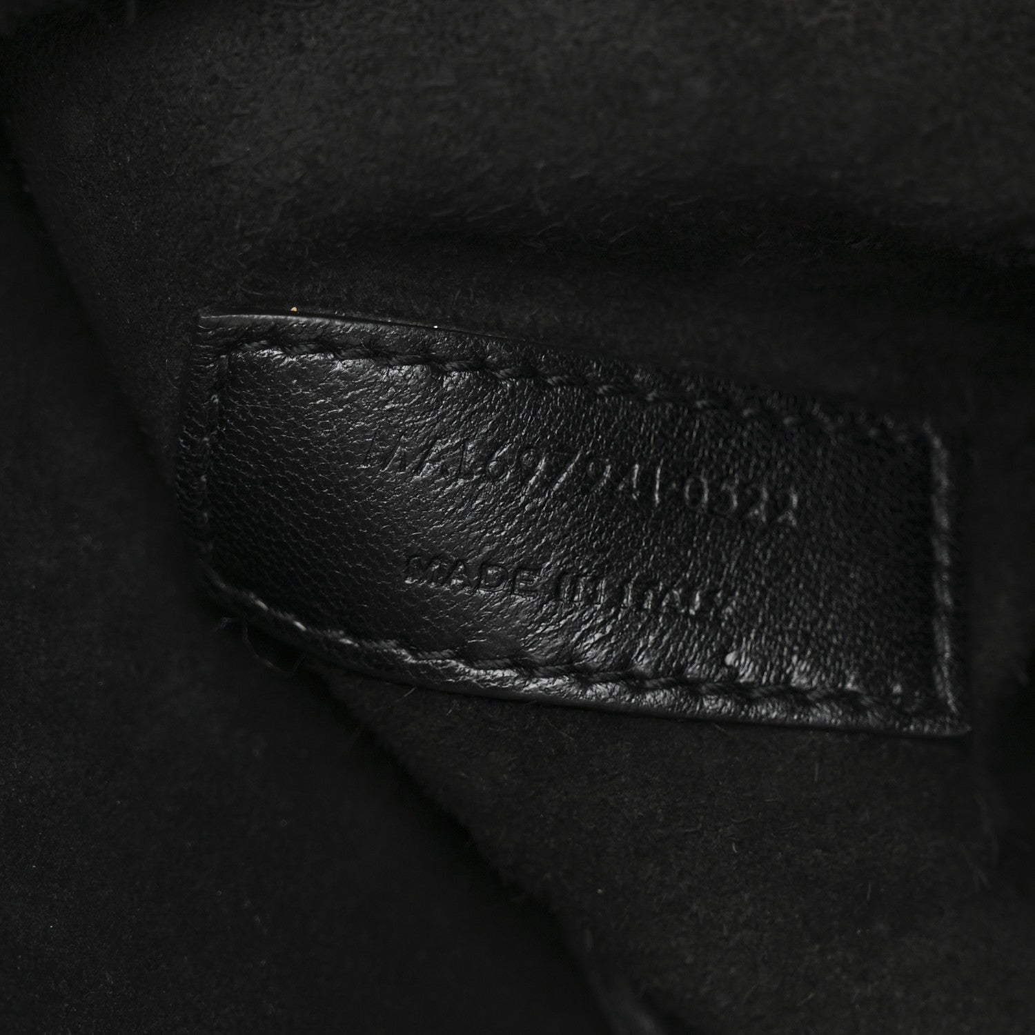 Saint Laurent Calfskin Crocodile Embossed Paris VII Large Flat Hobo Fondente 8 of 11