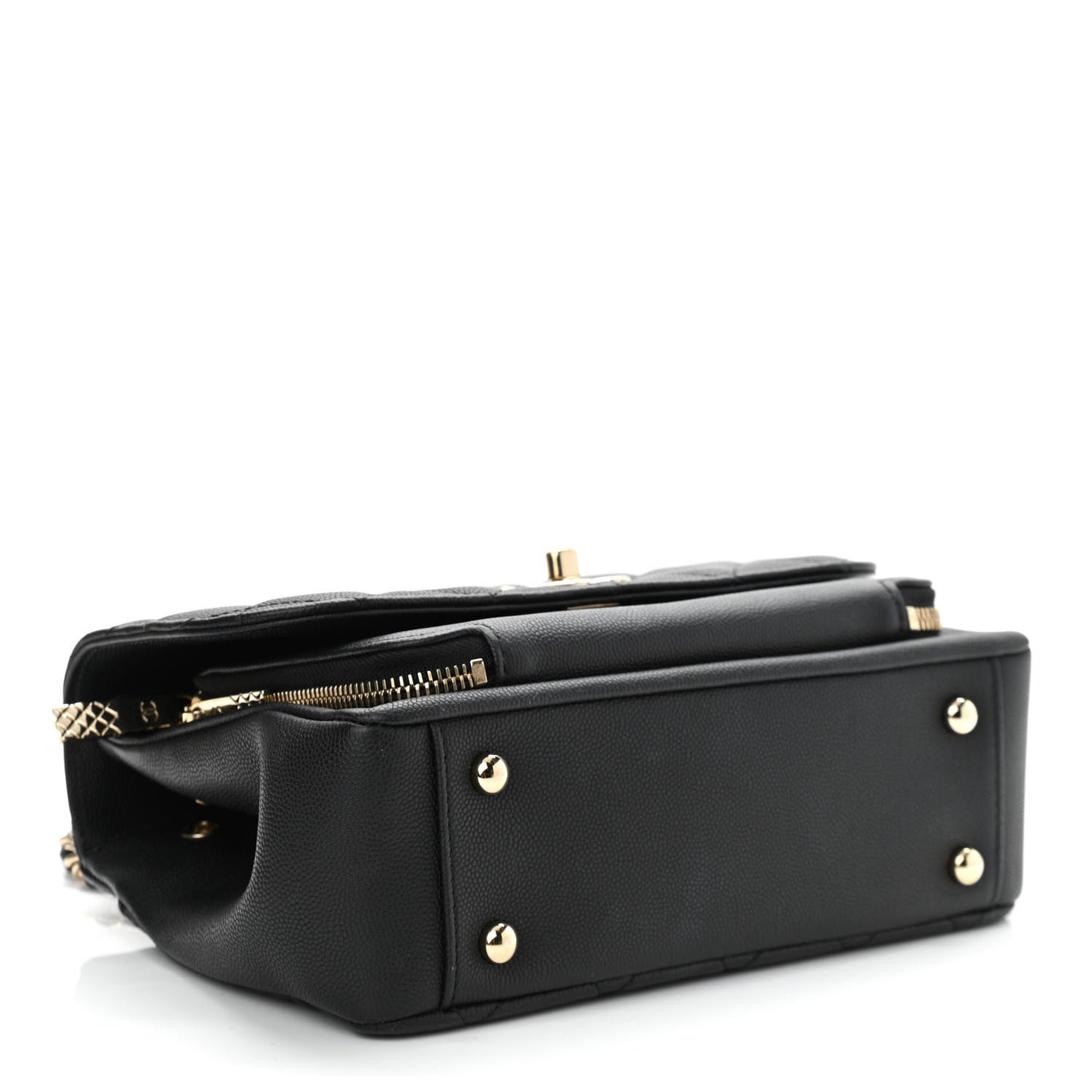 Caviar Quilted Medium Business Affinity Flap Black