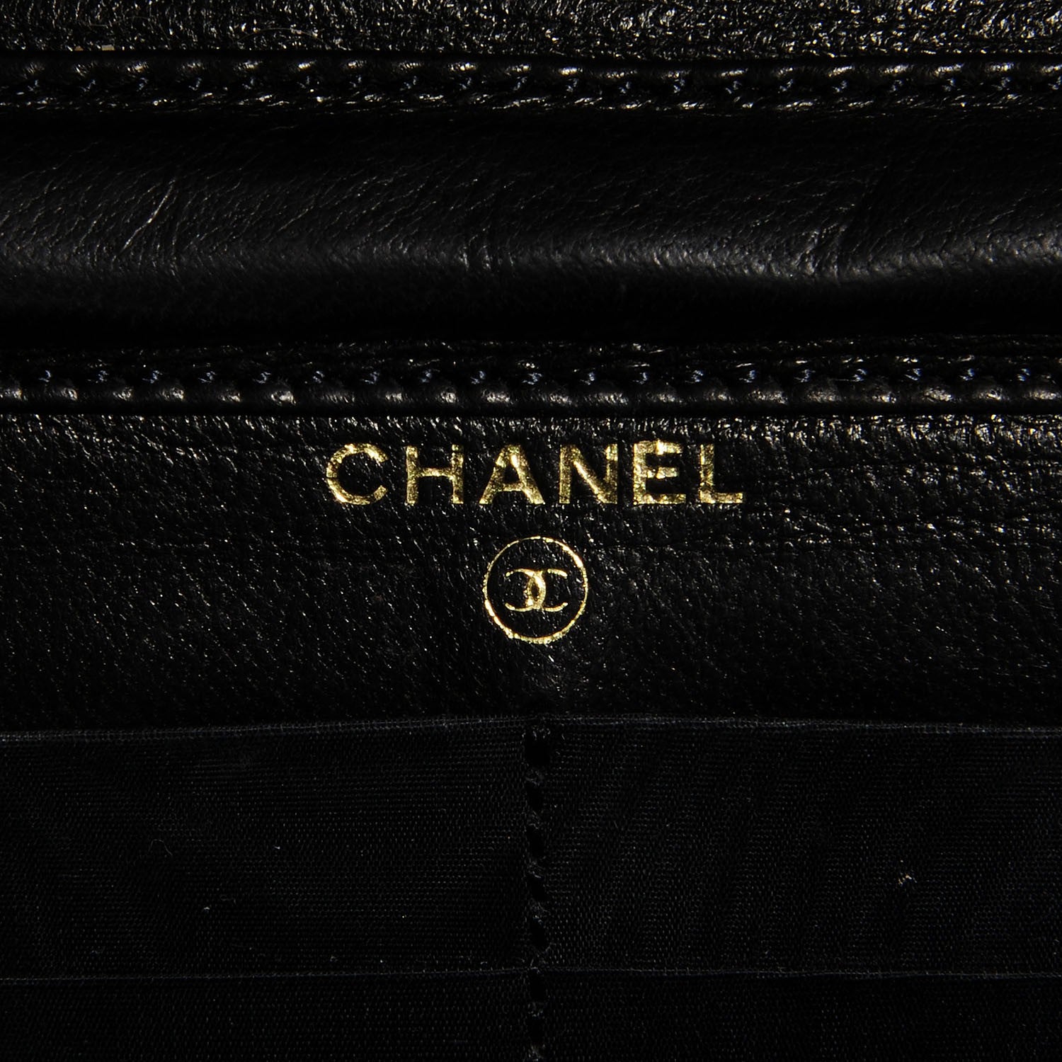 Chanel Caviar Wallet On Chain WOC Black 5 of 8