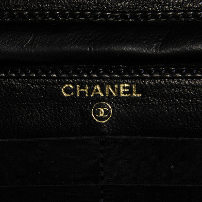 Chanel Caviar Wallet On Chain WOC Black 5 of 8