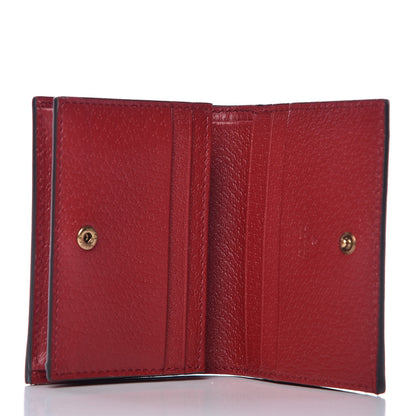 Gucci GG Supreme Monogram Queen Margaret Card Case Red 4 of 6