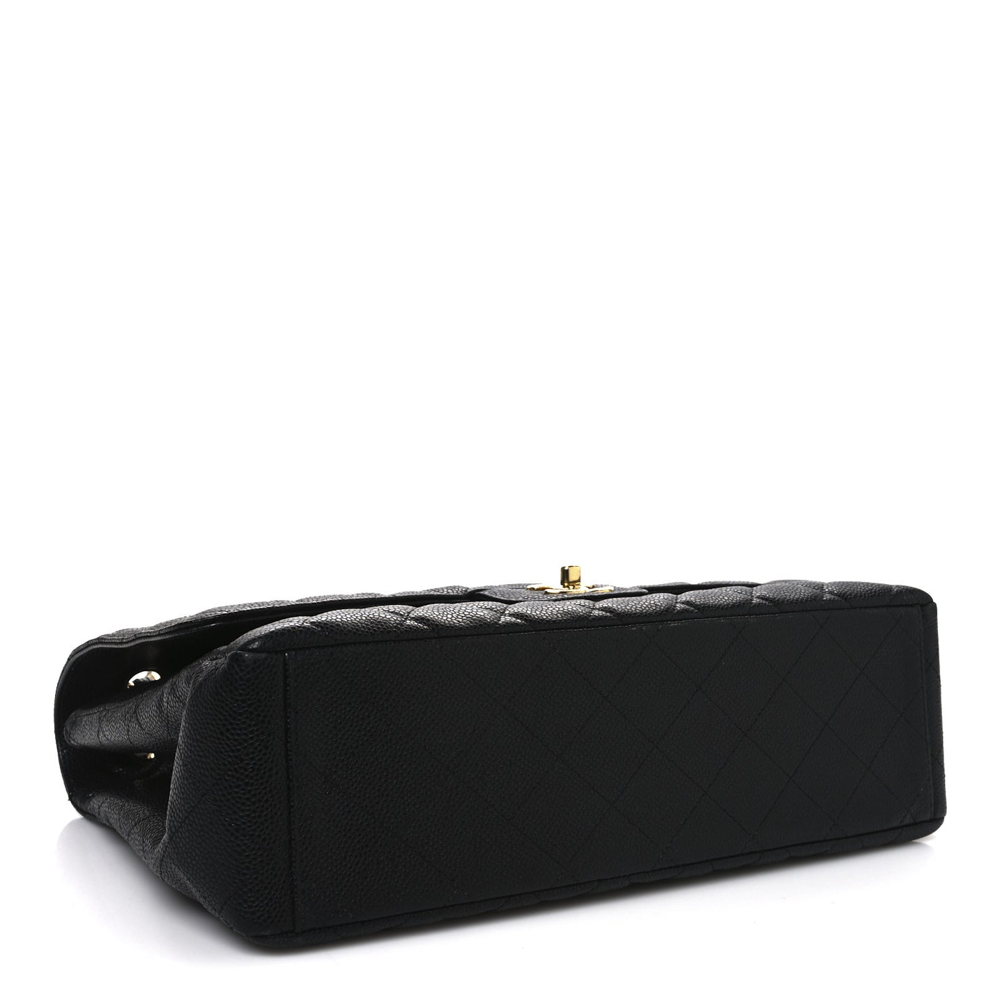 Caviar Maxi Single Flap Black