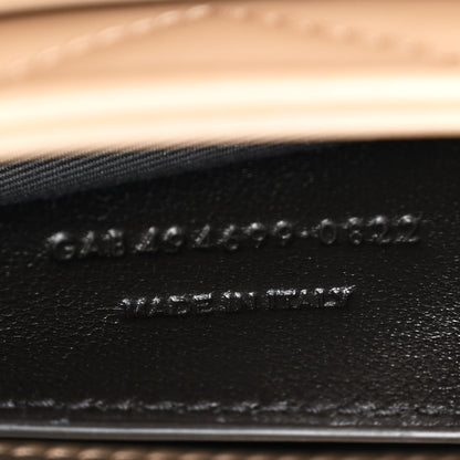 Saint Laurent Calfskin Y Quilted Monogram Small Loulou Chain Satchel Dark Beige 8 of 11