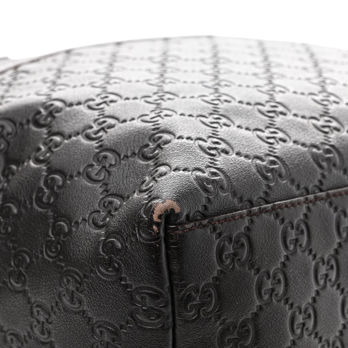 Guccissima Medium Classic Backpack Dark Brown