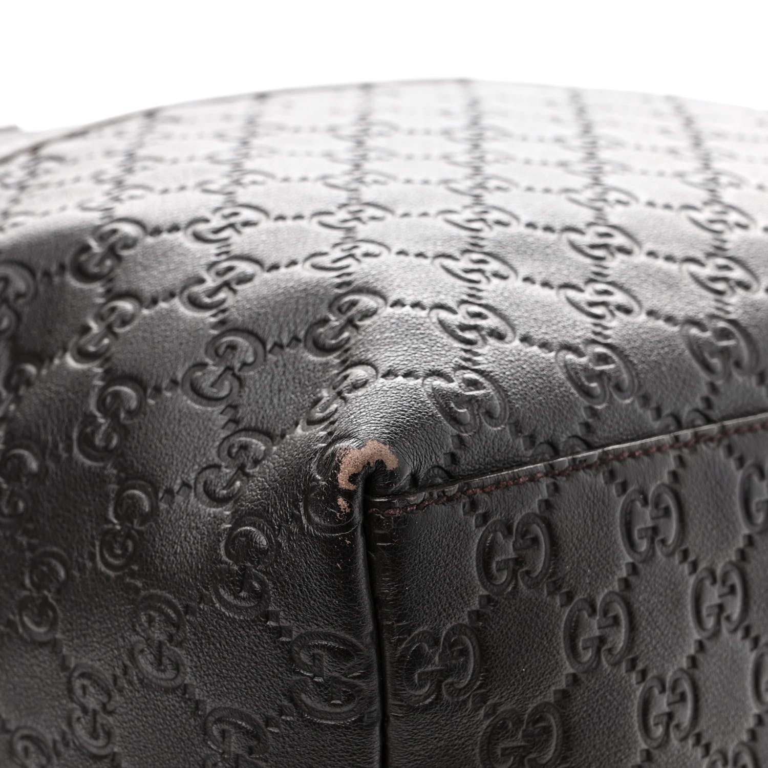 Gucci Guccissima Medium Classic Backpack Dark Brown 10 of 14