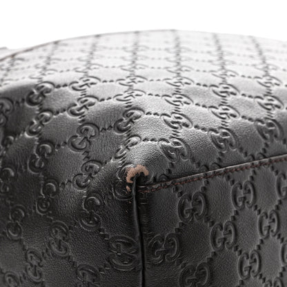 Gucci Guccissima Medium Classic Backpack Dark Brown 10 of 14