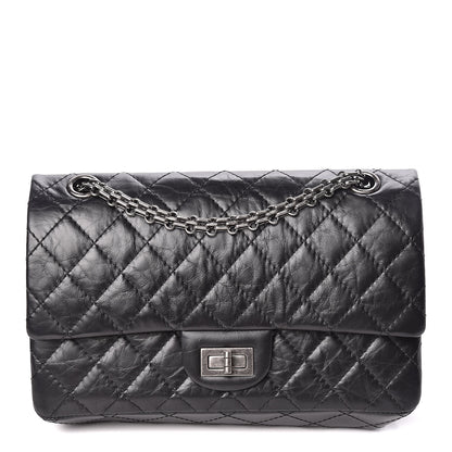 Chanel Aged Calfskin Quilted 2.55 Reissue 225 Flap Black 1 of 10