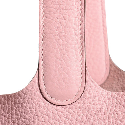 Hermes Taurillon Clemence Picotin Lock 22 MM Rose Sakura 17 of 20