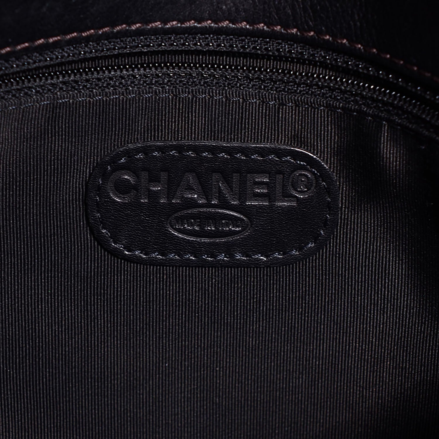 Chanel Lambskin CC Tassel Shoulder Flap Bag Black 6 of 7