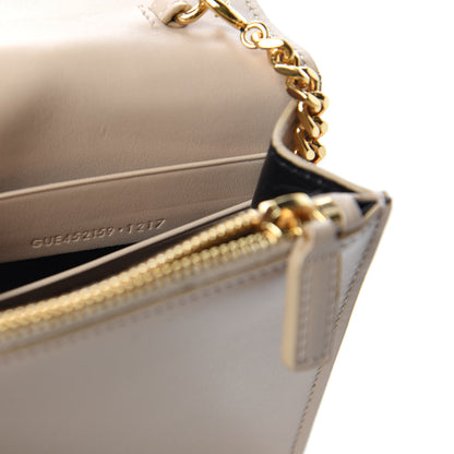 Saint Laurent Smooth Calfskin Classic Monogram Kate Tassel Chain Wallet Nude Powder 7 of 9