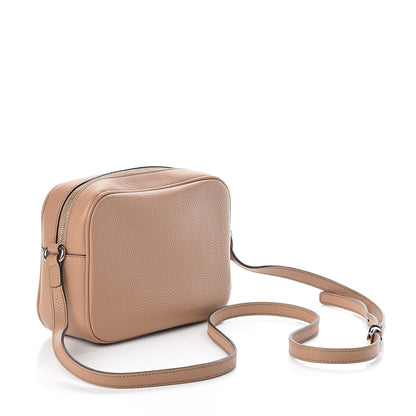 Gucci Pebbled Calfskin Small Soho Disco Bag Rose Beige 3 of 10